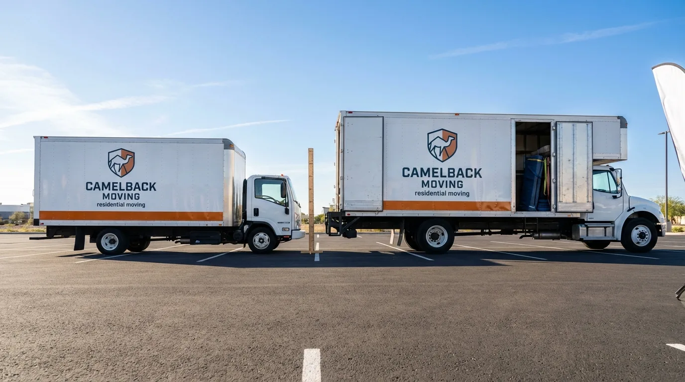 Moving truck size capacity guide in Tallapoosa